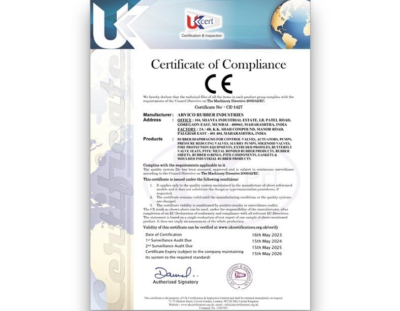 Rubber Industries Certifications