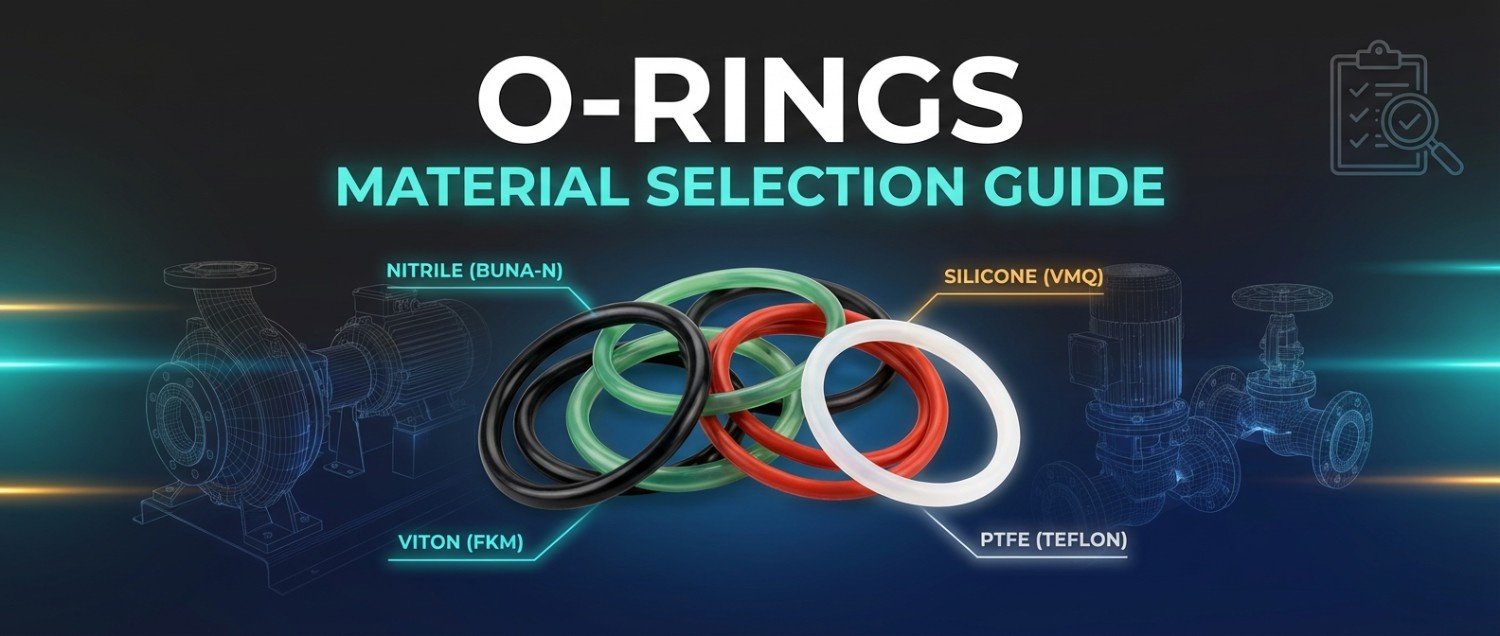 O-Rings Used in Pumps and Valves: A Material Selection Guide