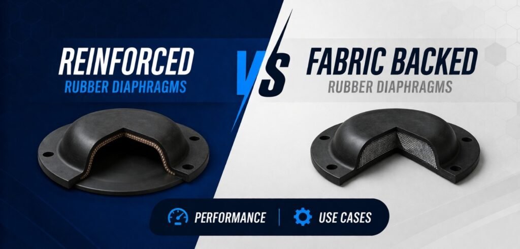 Reinforced vs Fabric Backed Rubber Diaphragms: Performance & Use Cases