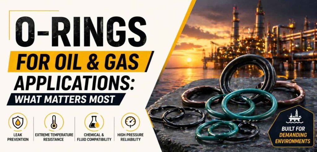 O-Rings for Oil & Gas Applications: What Matters Most
