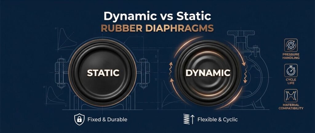 Dynamic vs Static Rubber Diaphragms: Design and Performance Differences