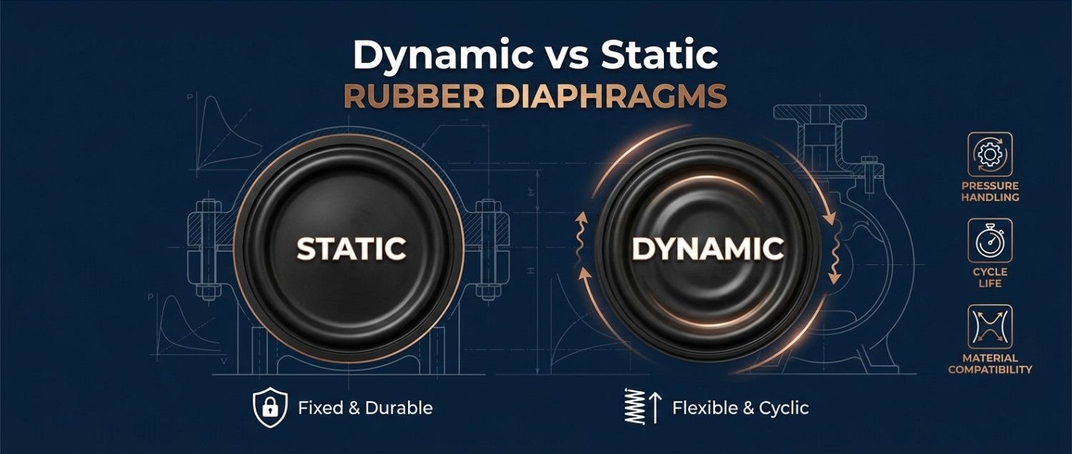 Dynamic vs Static Rubber Diaphragms: Design and Performance Differences