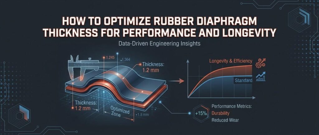 How to Optimise Rubber Diaphragm Thickness for Performance & Longevity