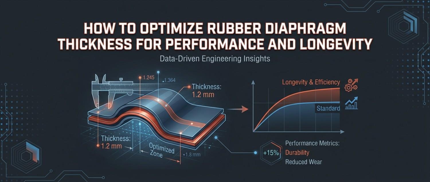 How to Optimise Rubber Diaphragm Thickness for Performance & Longevity