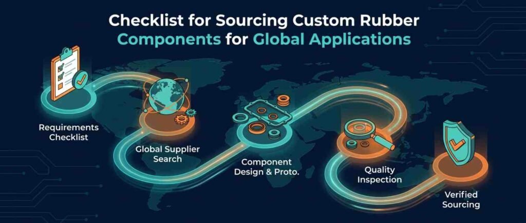 Checklist for Sourcing Custom Rubber Components for Global Applications