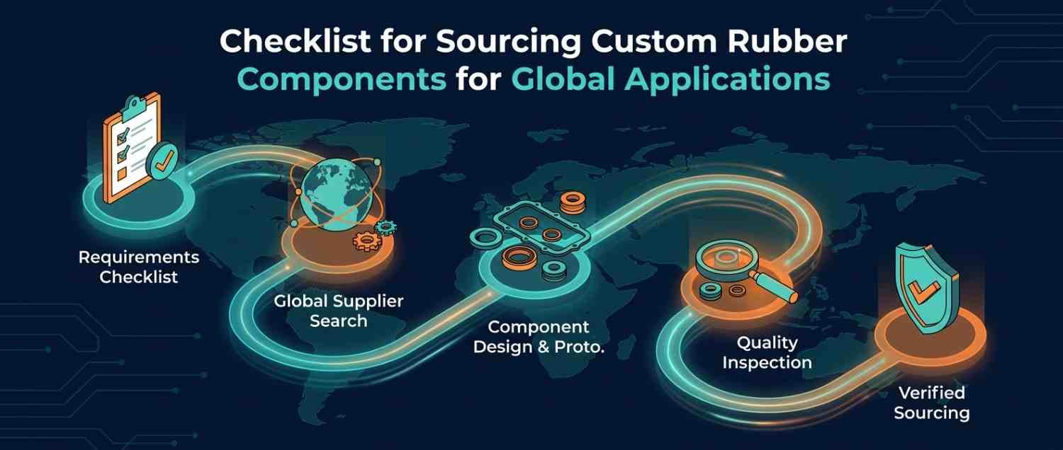 Checklist for Sourcing Custom Rubber Components for Global Applications
